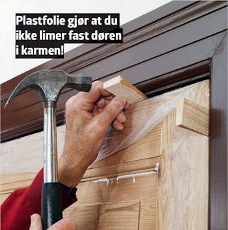 Slik retter du opp en skjev dør Slik retter du opp en skjev dør